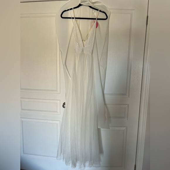 Honey / Chelsea White Tulle Dress - Picture 4 of 6